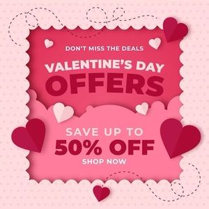 Purchase items by 2/3 for Valentine’s Day arrival!